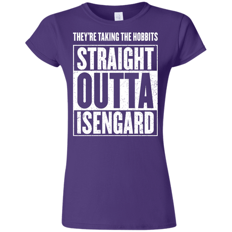 T-Shirts Purple / S Straight Outta Isengard Junior Slimmer-Fit T-Shirt