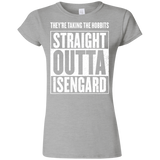 T-Shirts Sport Grey / S Straight Outta Isengard Junior Slimmer-Fit T-Shirt