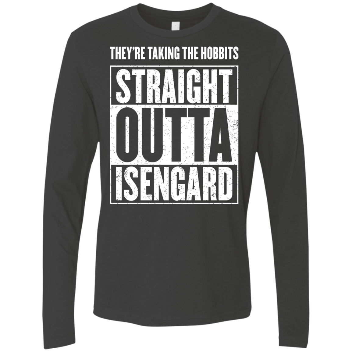 Straight Outta Isengard Men's Premium Long Sleeve