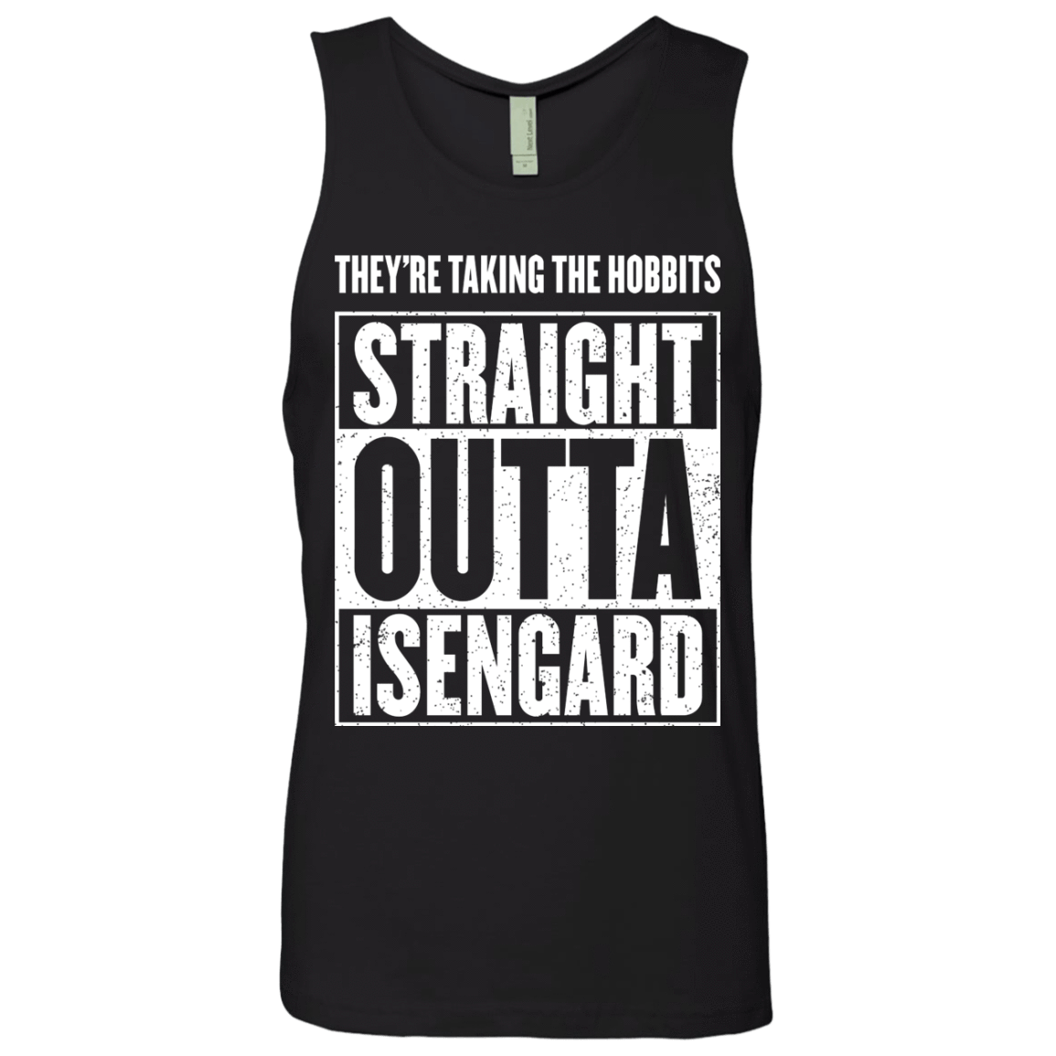 T-Shirts Black / S Straight Outta Isengard Men's Premium Tank Top