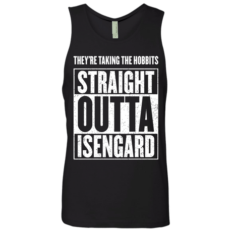 T-Shirts Black / S Straight Outta Isengard Men's Premium Tank Top