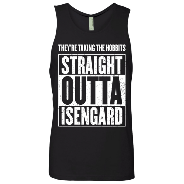 T-Shirts Black / S Straight Outta Isengard Men's Premium Tank Top