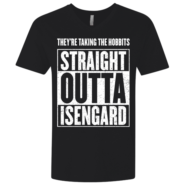 T-Shirts Black / X-Small Straight Outta Isengard Men's Premium V-Neck