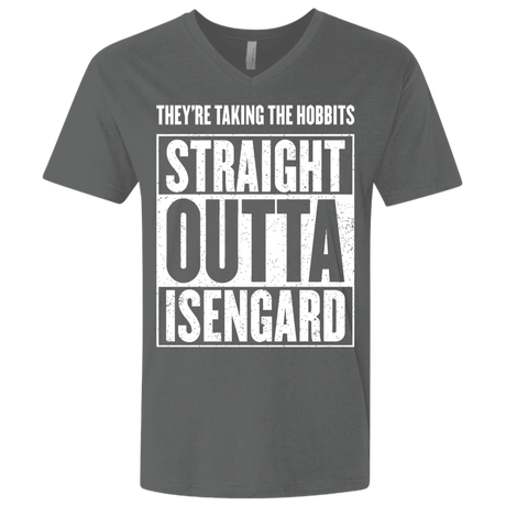 T-Shirts Heavy Metal / X-Small Straight Outta Isengard Men's Premium V-Neck