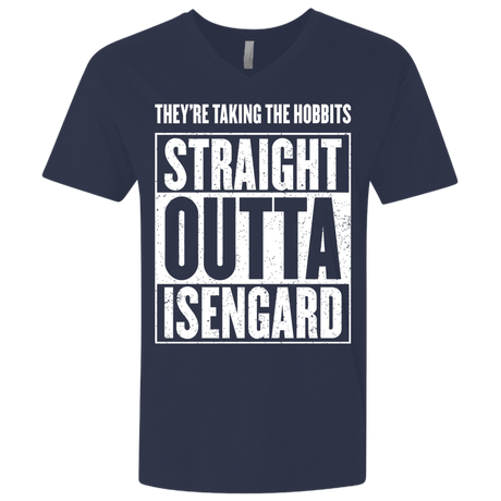 T-Shirts Midnight Navy / X-Small Straight Outta Isengard Men's Premium V-Neck