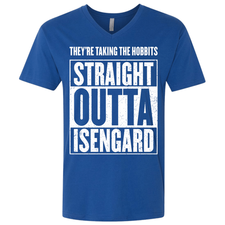 T-Shirts Royal / X-Small Straight Outta Isengard Men's Premium V-Neck
