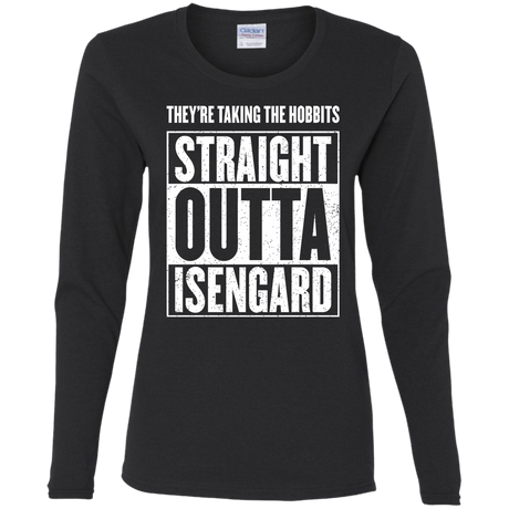 T-Shirts Black / S Straight Outta Isengard Women's Long Sleeve T-Shirt