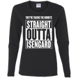 T-Shirts Black / S Straight Outta Isengard Women's Long Sleeve T-Shirt