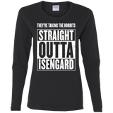 T-Shirts Black / S Straight Outta Isengard Women's Long Sleeve T-Shirt