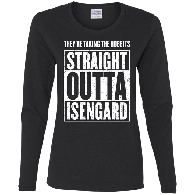 T-Shirts Black / S Straight Outta Isengard Women's Long Sleeve T-Shirt