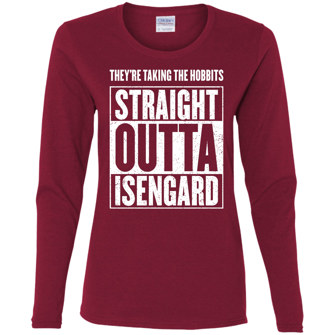 T-Shirts Cardinal / S Straight Outta Isengard Women's Long Sleeve T-Shirt