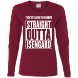 T-Shirts Cardinal / S Straight Outta Isengard Women's Long Sleeve T-Shirt