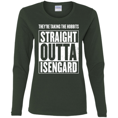 T-Shirts Forest / S Straight Outta Isengard Women's Long Sleeve T-Shirt
