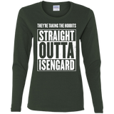 T-Shirts Forest / S Straight Outta Isengard Women's Long Sleeve T-Shirt