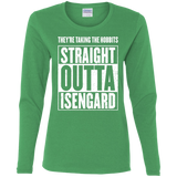T-Shirts Irish Green / S Straight Outta Isengard Women's Long Sleeve T-Shirt