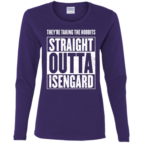 T-Shirts Purple / S Straight Outta Isengard Women's Long Sleeve T-Shirt