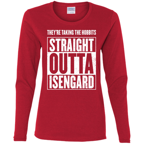 T-Shirts Red / S Straight Outta Isengard Women's Long Sleeve T-Shirt
