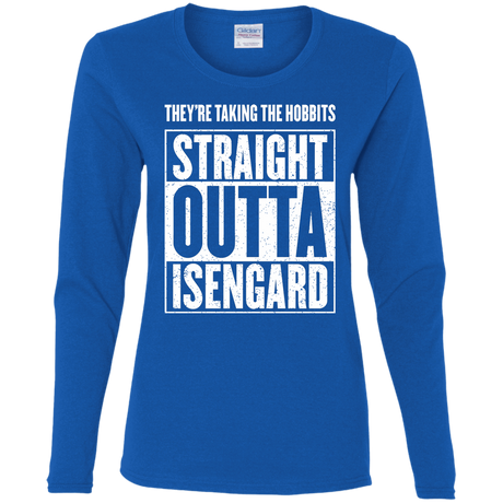 T-Shirts Royal / S Straight Outta Isengard Women's Long Sleeve T-Shirt