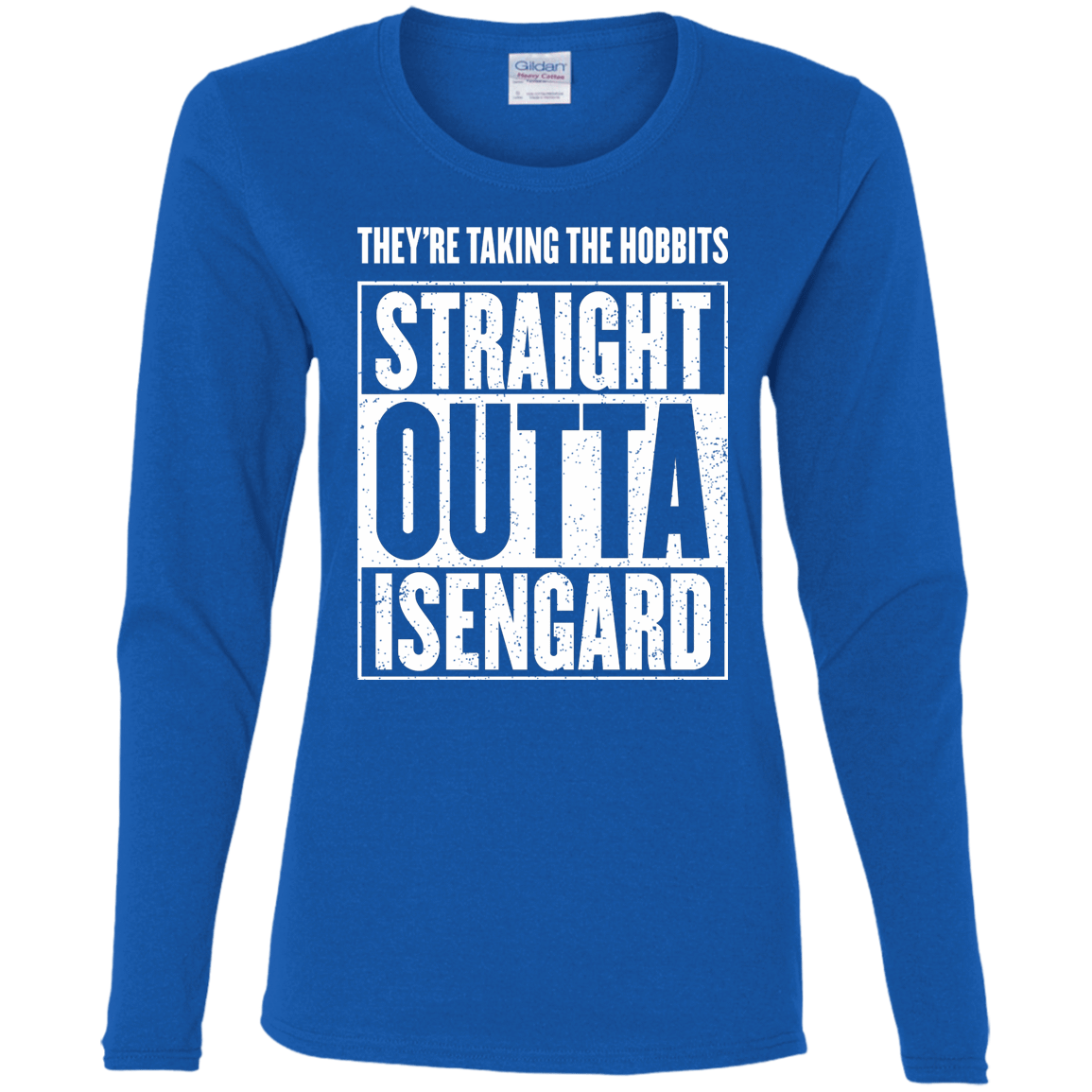 T-Shirts Royal / S Straight Outta Isengard Women's Long Sleeve T-Shirt