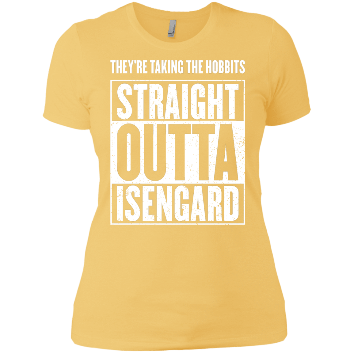 T-Shirts Banana Cream/ / X-Small Straight Outta Isengard Women's Premium T-Shirt