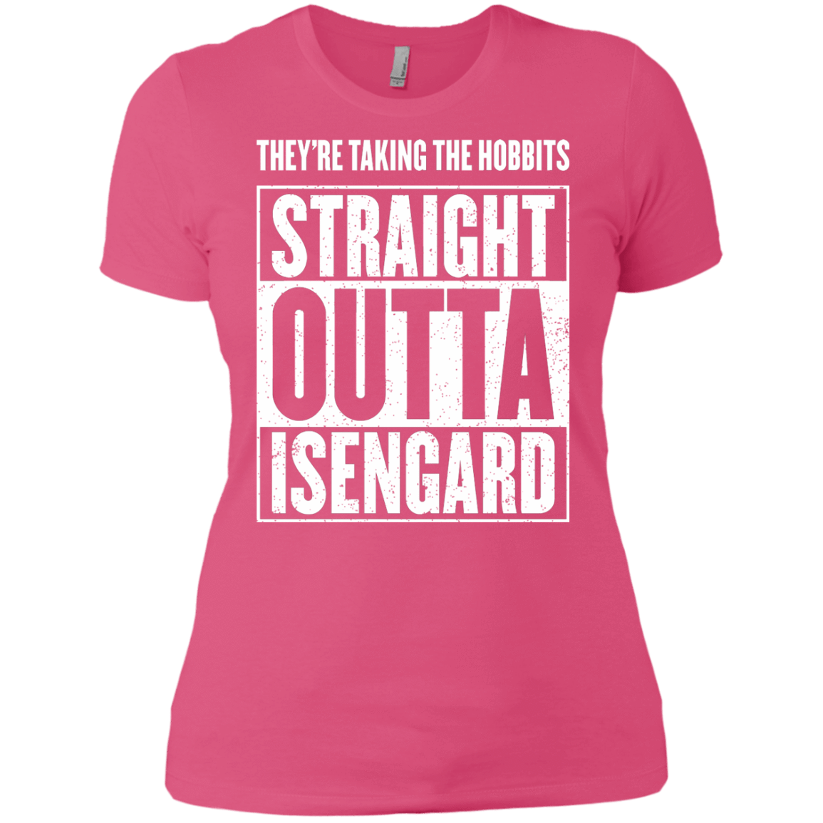 T-Shirts Hot Pink / X-Small Straight Outta Isengard Women's Premium T-Shirt