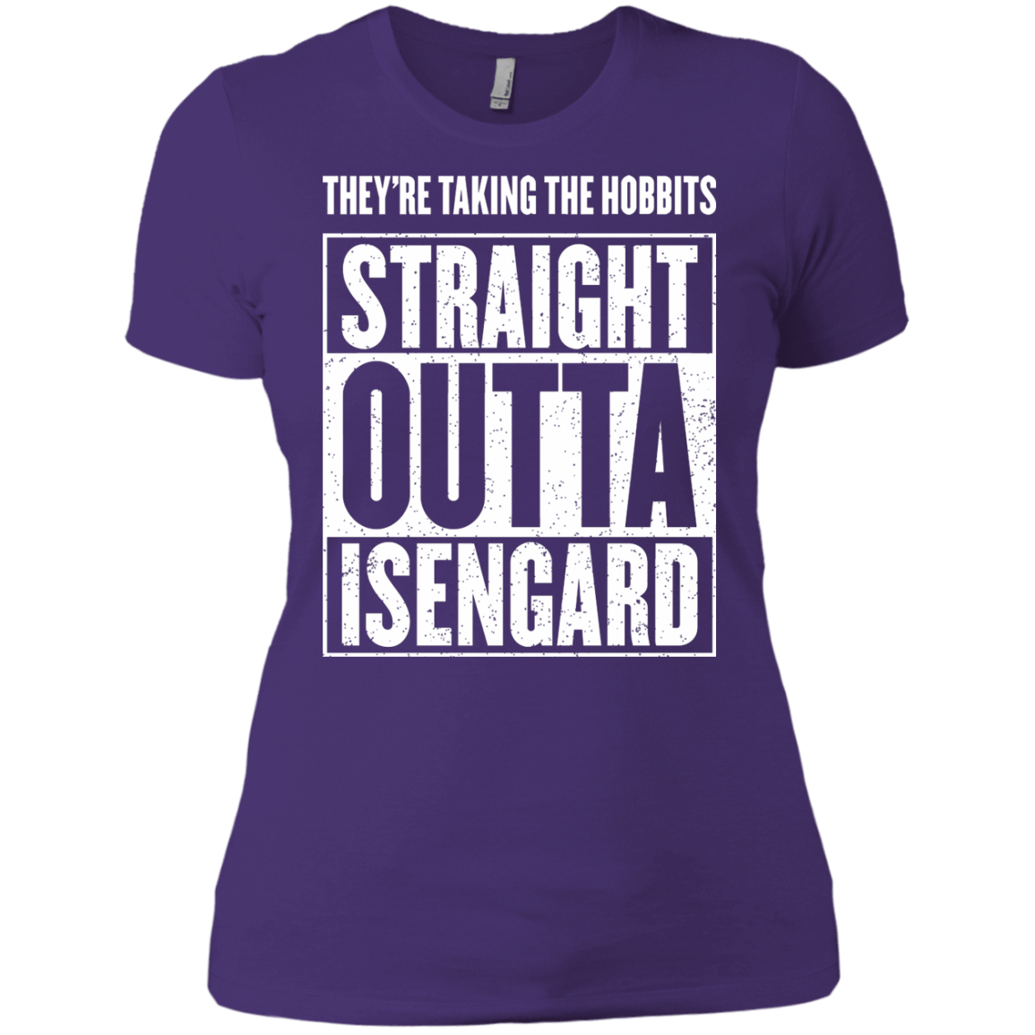 T-Shirts Purple Rush/ / X-Small Straight Outta Isengard Women's Premium T-Shirt