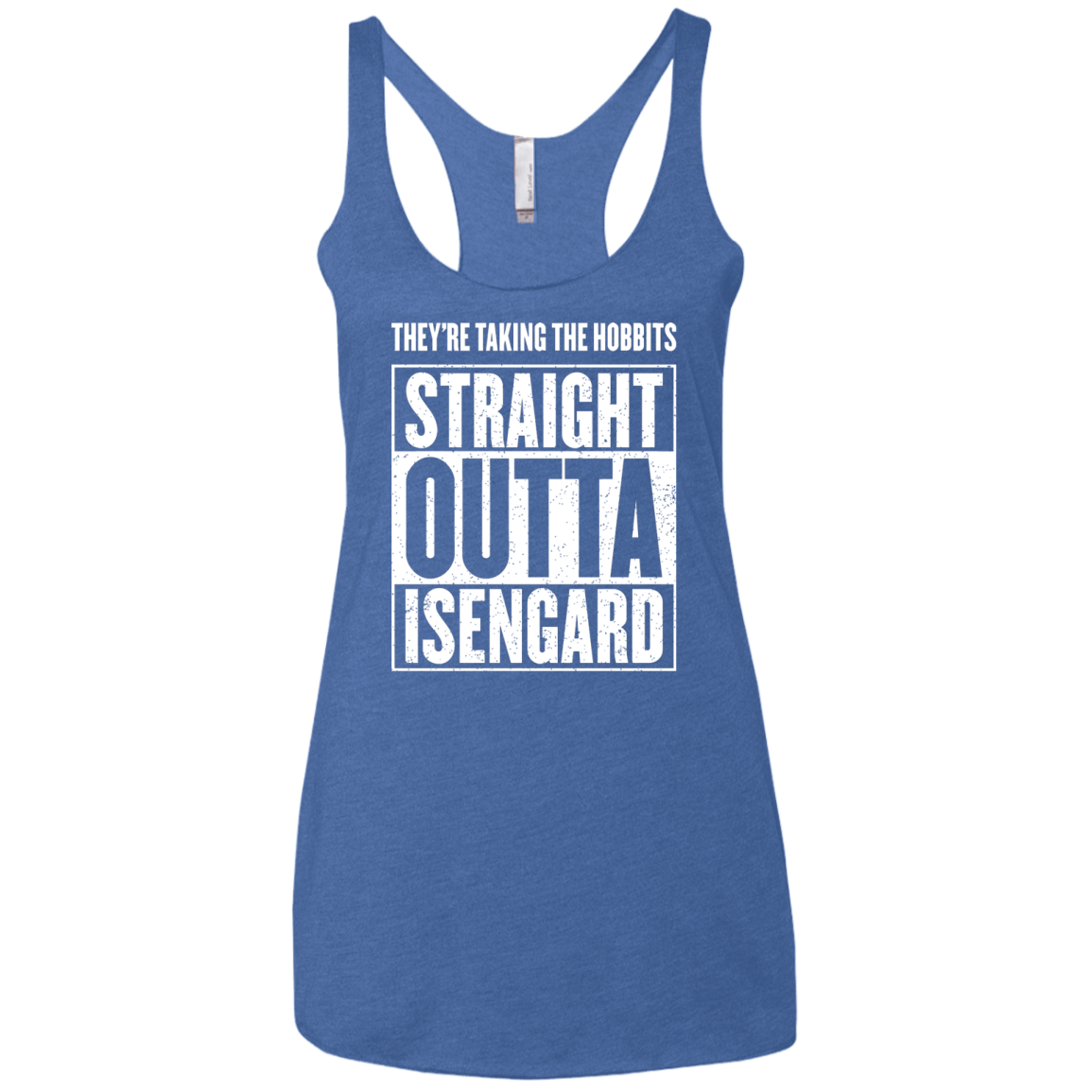 Straight Outta Isengard Women's Triblend Racerback Tank