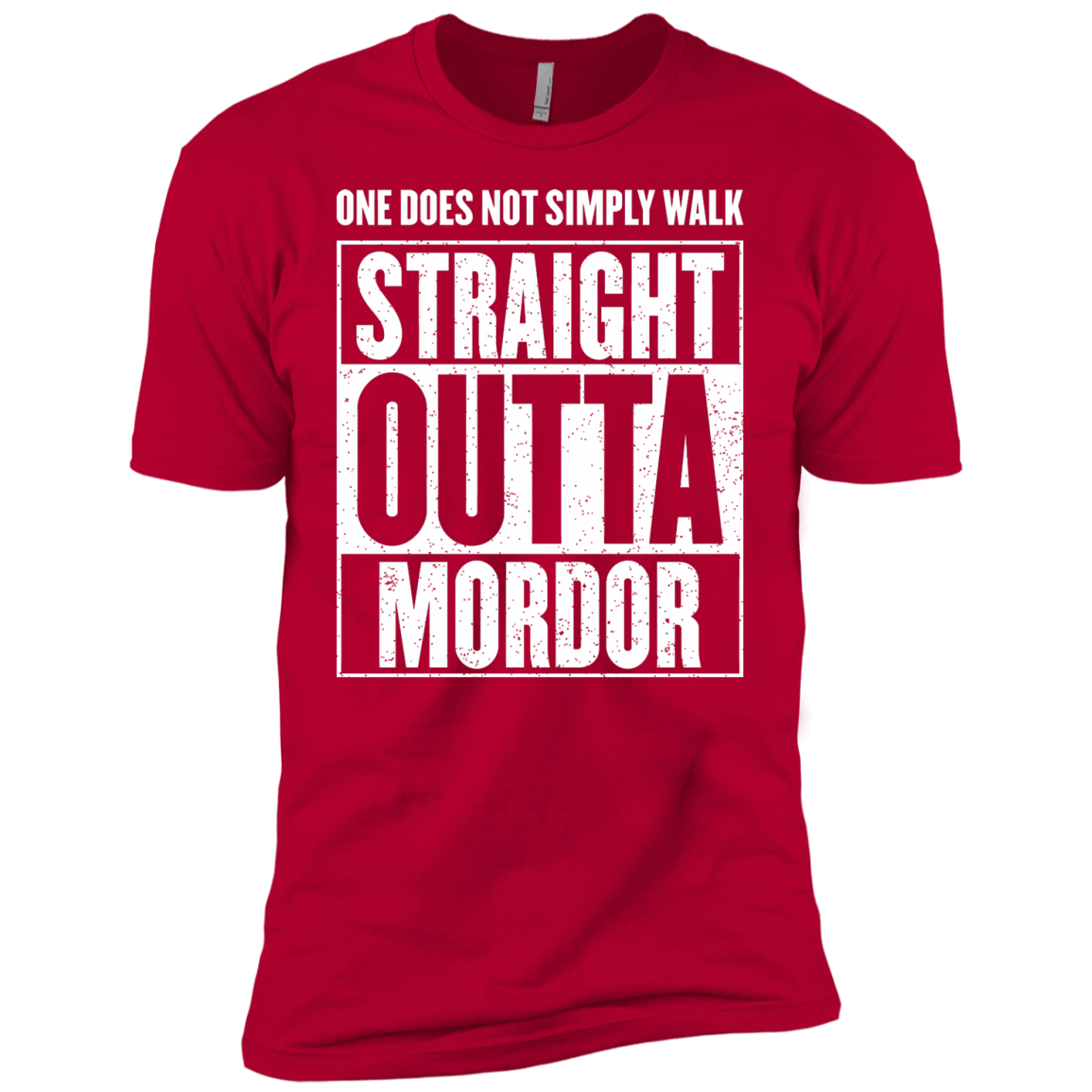 Straight Outta Mordor Boys Premium T-Shirt