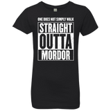 Straight Outta Mordor Girls Premium T-Shirt