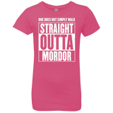 Straight Outta Mordor Girls Premium T-Shirt