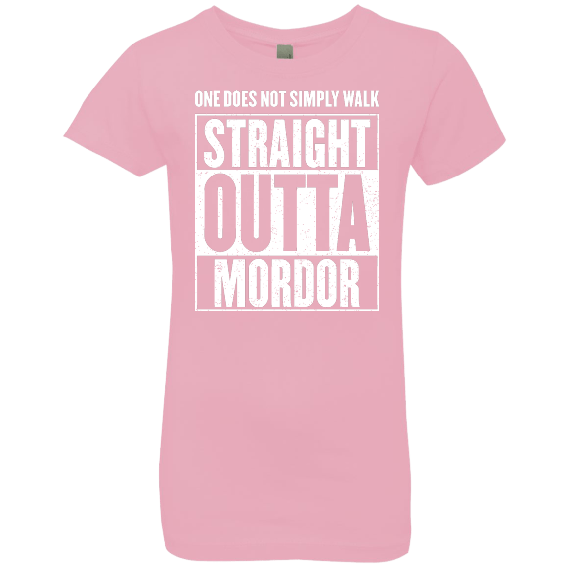Straight Outta Mordor Girls Premium T-Shirt