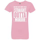 Straight Outta Mordor Girls Premium T-Shirt