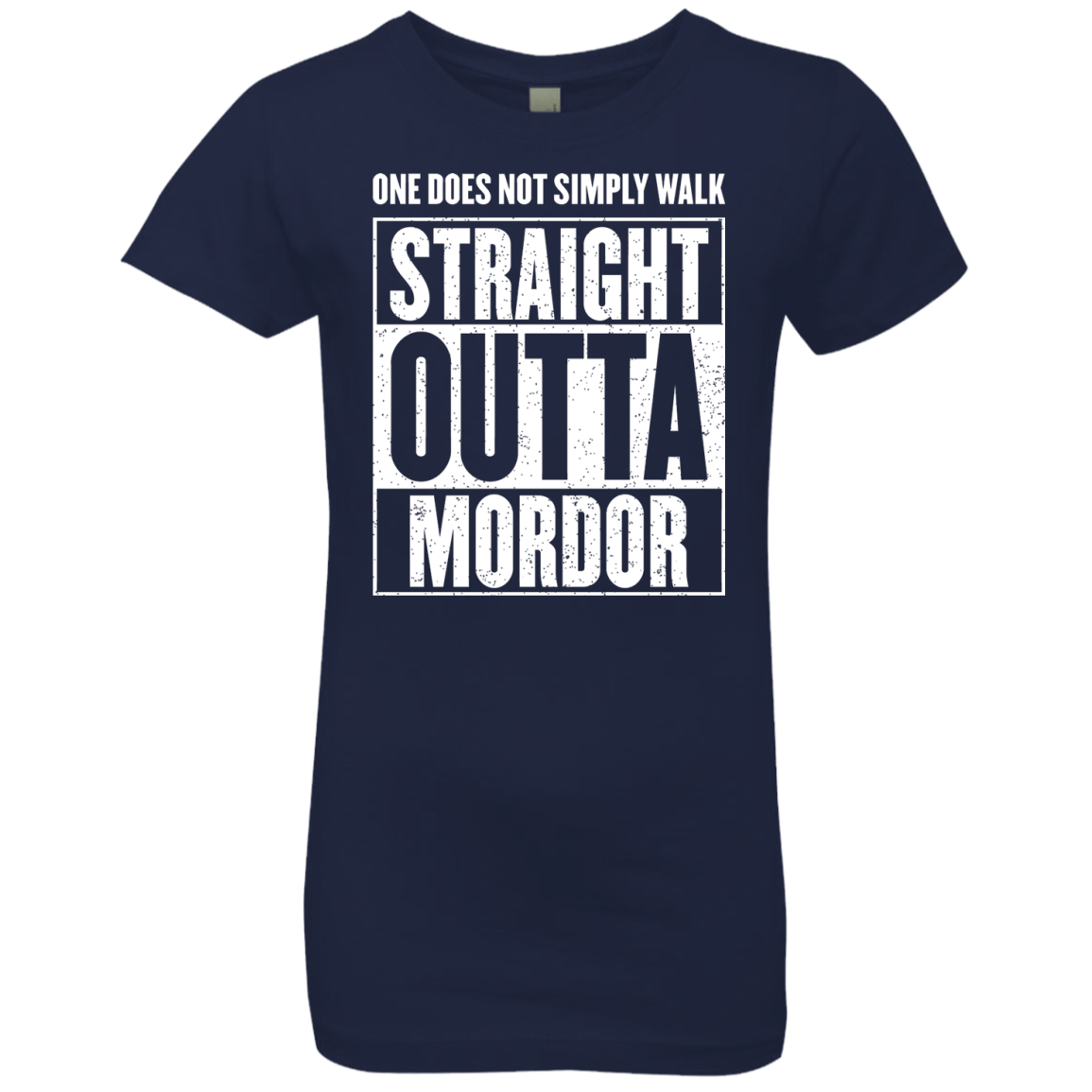 Straight Outta Mordor Girls Premium T-Shirt