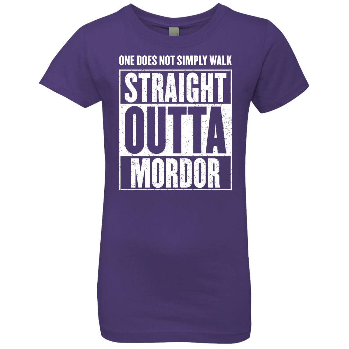 Straight Outta Mordor Girls Premium T-Shirt