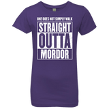 Straight Outta Mordor Girls Premium T-Shirt