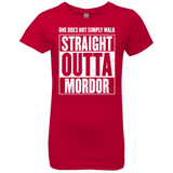 Straight Outta Mordor Girls Premium T-Shirt