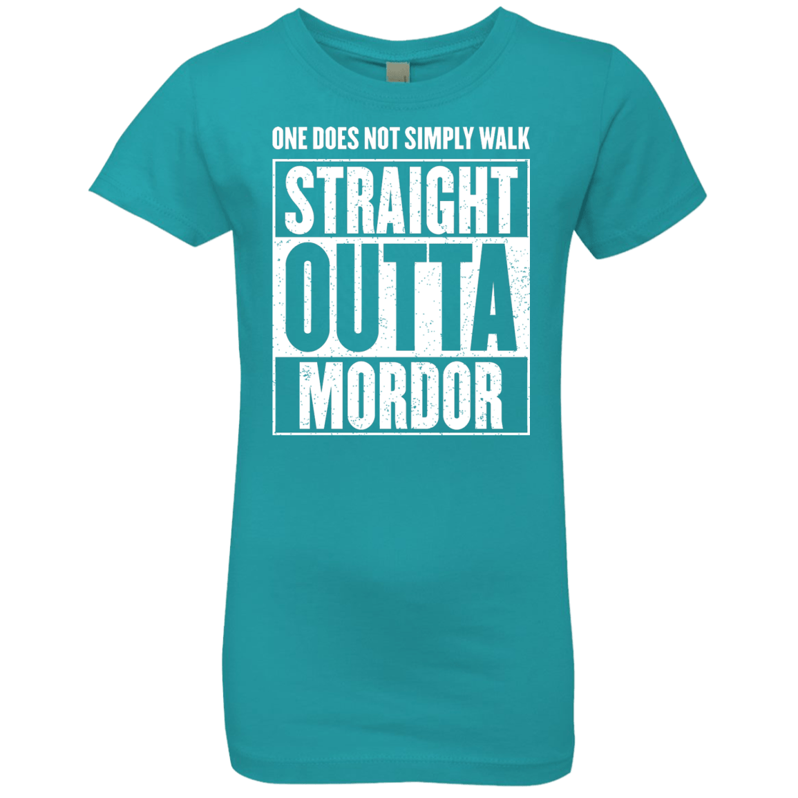 Straight Outta Mordor Girls Premium T-Shirt