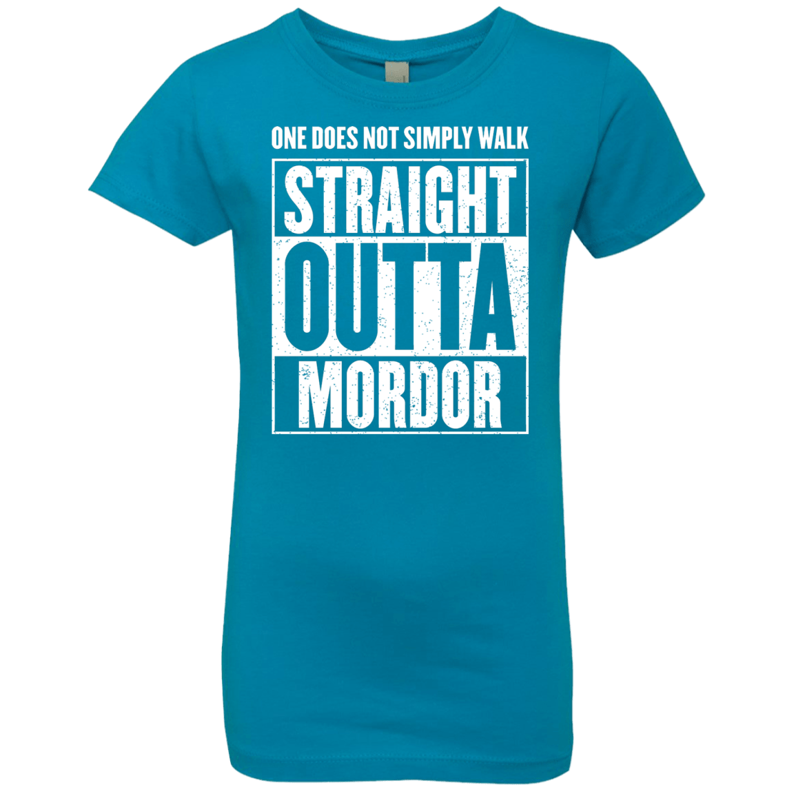 Straight Outta Mordor Girls Premium T-Shirt