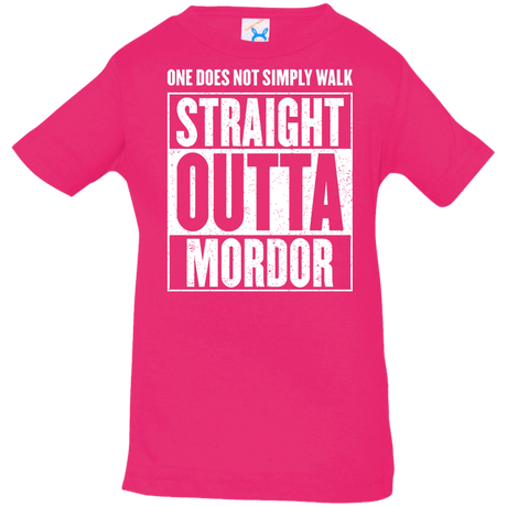T-Shirts Hot Pink / 6 Months Straight Outta Mordor Infant Premium T-Shirt