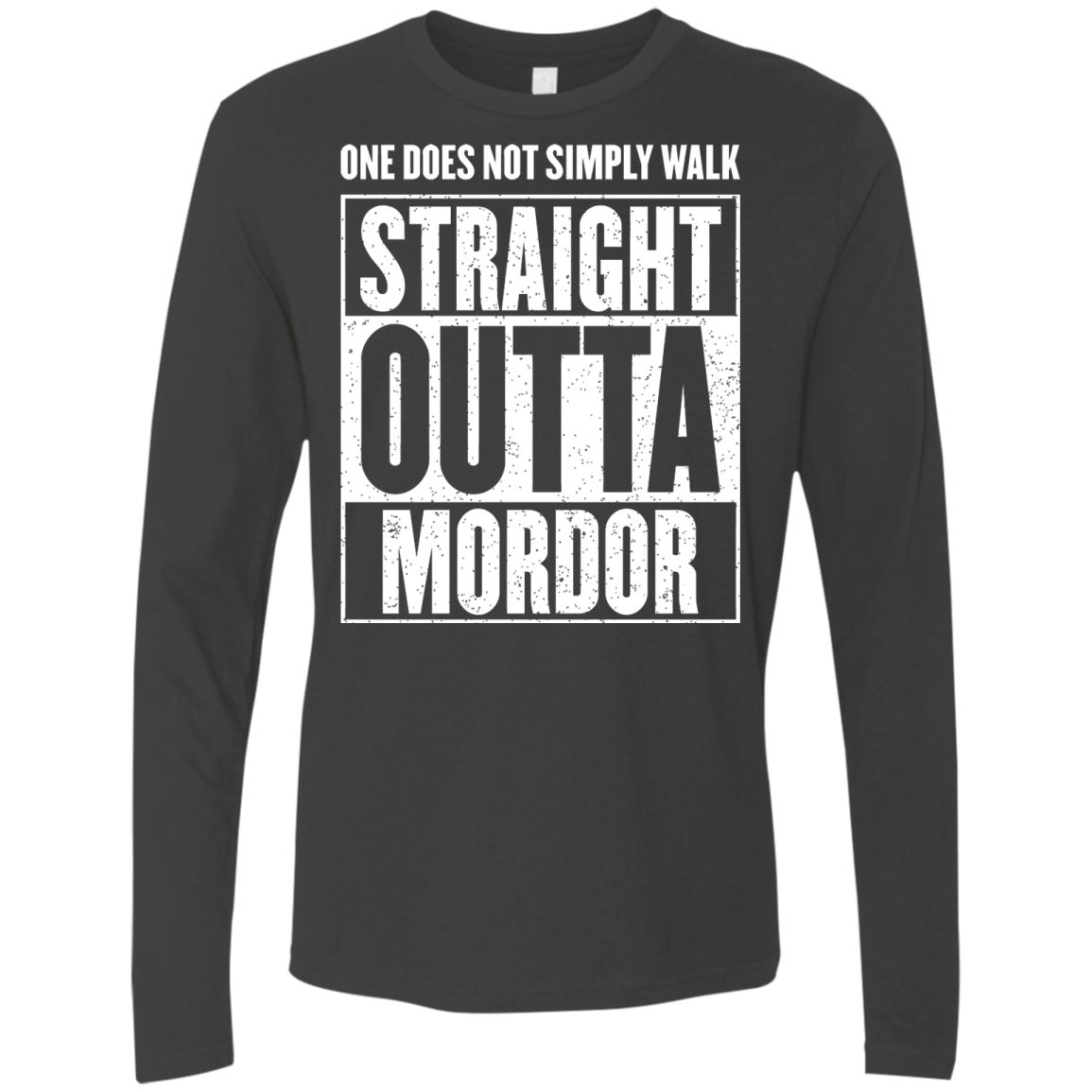 Straight Outta Mordor Men's Premium Long Sleeve