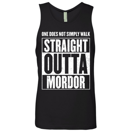 T-Shirts Black / S Straight Outta Mordor Men's Premium Tank Top