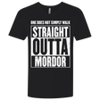 T-Shirts Black / X-Small Straight Outta Mordor Men's Premium V-Neck