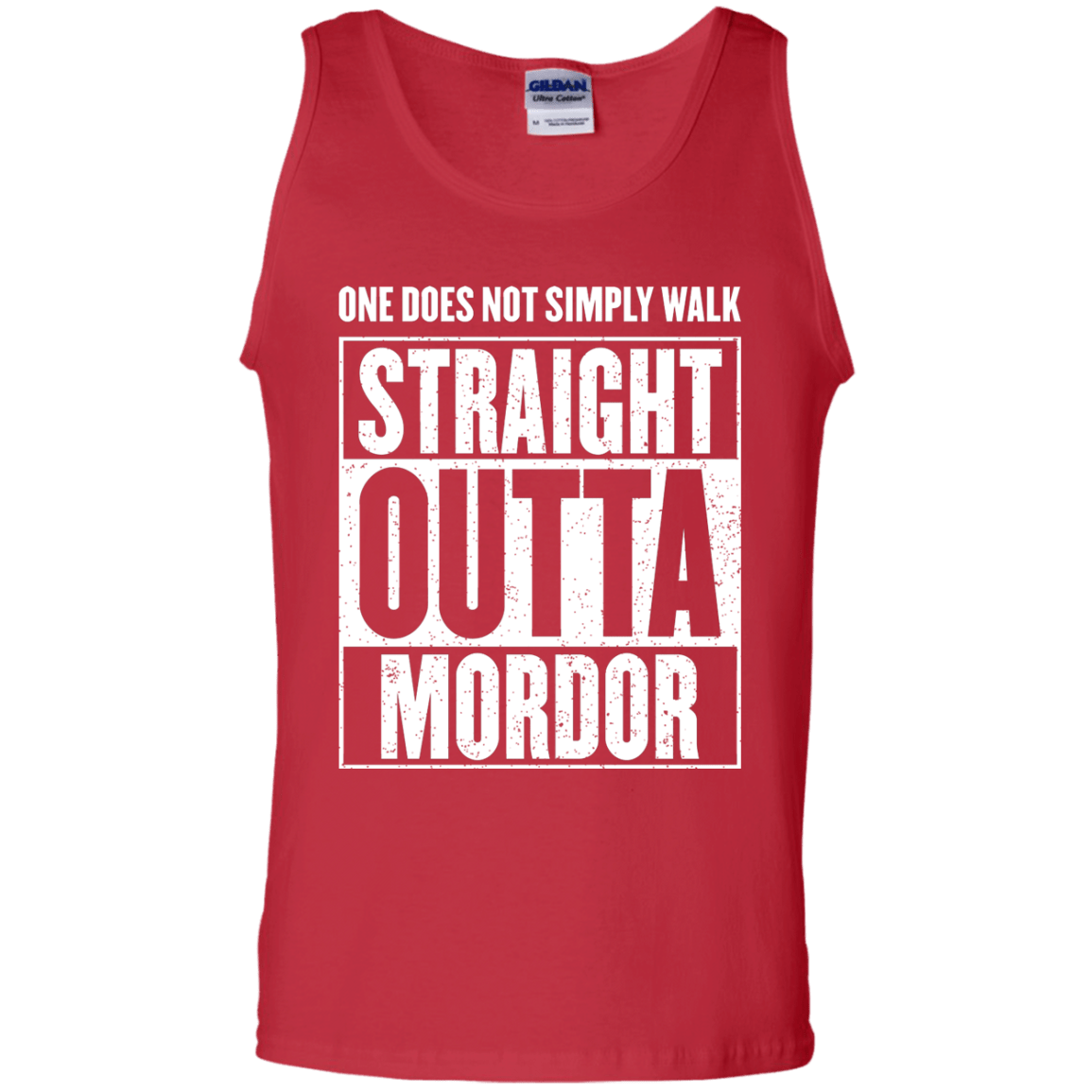 Straight Outta Mordor Men's Tank Top