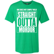 T-Shirts Envy / S Straight Outta Mordor Men's Triblend T-Shirt