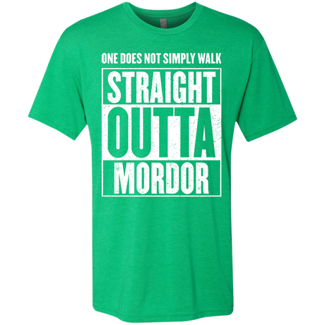 T-Shirts Envy / S Straight Outta Mordor Men's Triblend T-Shirt