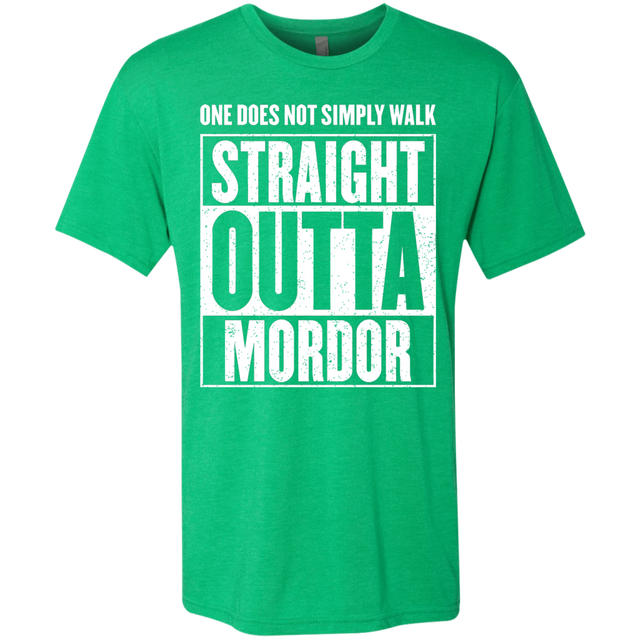 T-Shirts Envy / S Straight Outta Mordor Men's Triblend T-Shirt