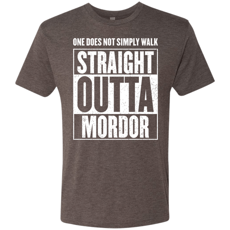 T-Shirts Macchiato / S Straight Outta Mordor Men's Triblend T-Shirt