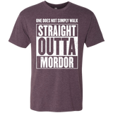 T-Shirts Vintage Purple / S Straight Outta Mordor Men's Triblend T-Shirt