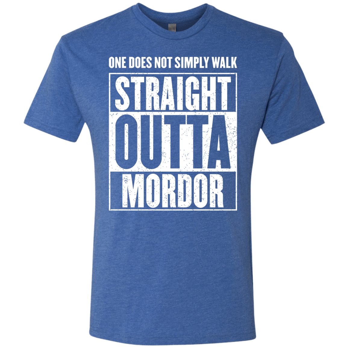 T-Shirts Vintage Royal / S Straight Outta Mordor Men's Triblend T-Shirt