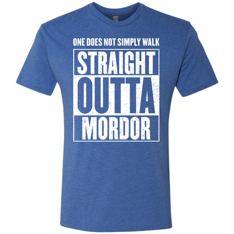 T-Shirts Vintage Royal / S Straight Outta Mordor Men's Triblend T-Shirt